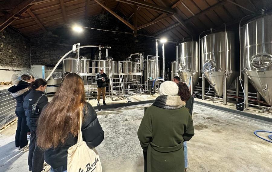 Visite de la brasserie